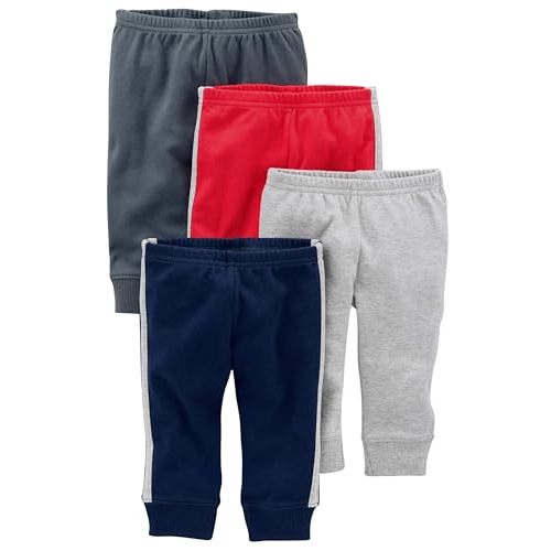 Simple Joys by Carter's Unisex Baby 4-Pack Neutral Pant