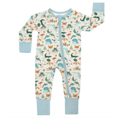 Explore Florida Bamboo Convertible Baby Pajamas – Emerson and Friends