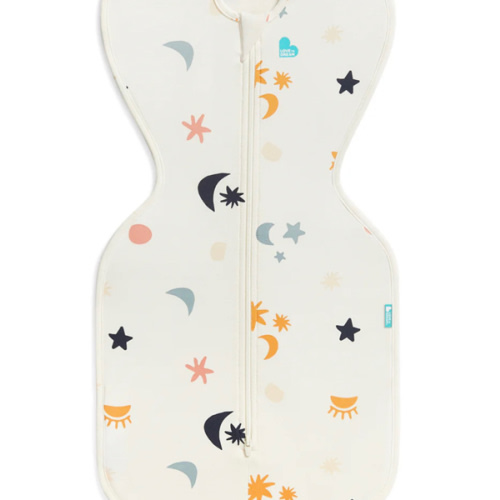 Swaddle Up™ 1.0 TOG Organic Cotton Buff Lunar