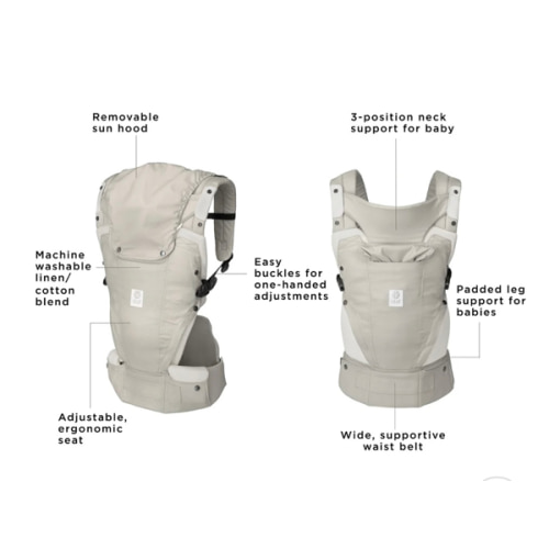 Elevate 6-in-1 Baby Carrier - Ivory