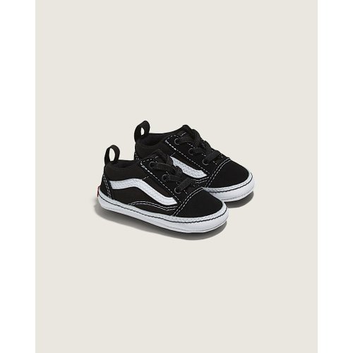 Vans | Infant Old Skool Crib Black/True White Shoes