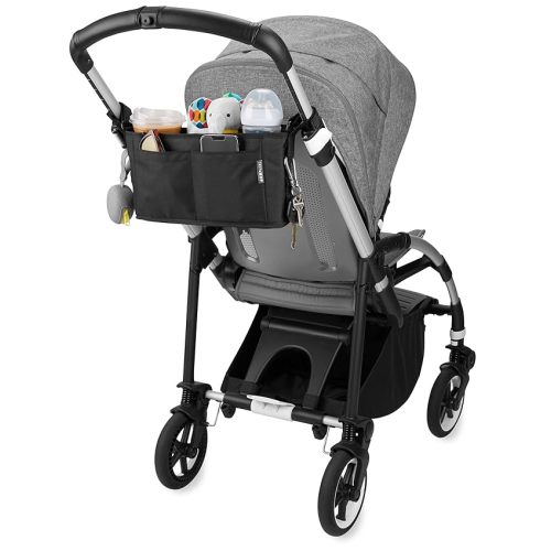 Skip Hop Universal Stroller Organizer, Grab & Go Ultra, Black