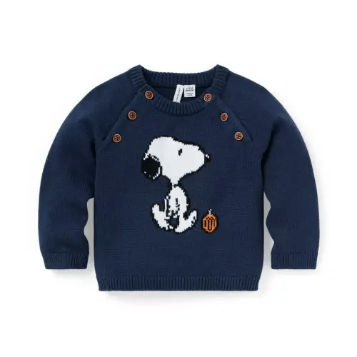 Baby Merchant Marine Peanuts Snoopy Baby Sweater, 6-12m