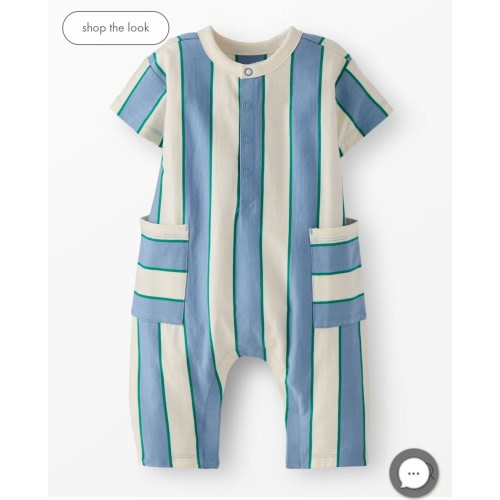 Baby Henley Romper