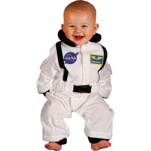 Jr. Astronaut Romper, White 6-12m - Aeromax | Maisonette