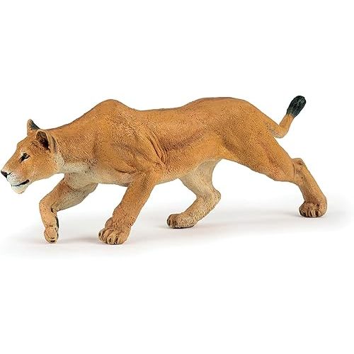 Papo - Lioness Chasing - Figurine - 3 Years Old - Wild Animals Collection - Hand Painted - Realistic and Educational - Durable - 15.50 cm x 2.50 cm x 5.00 cm - Gift Idea - Lioness Figurine