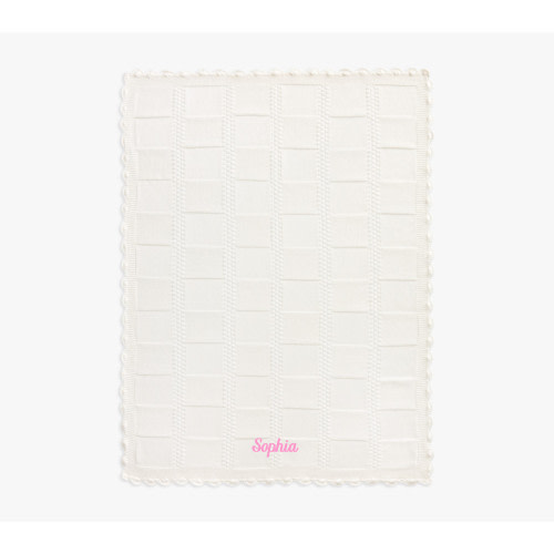 Cotton Knit Patchwork Organic Baby Blanket