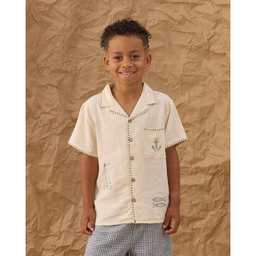 Lapel Collar Shirt Sailor