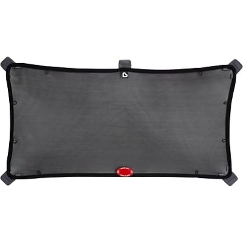 Munchkin Brica Magnetic Stretch-to-Fit Car Window Shades, Black, 1 Pack