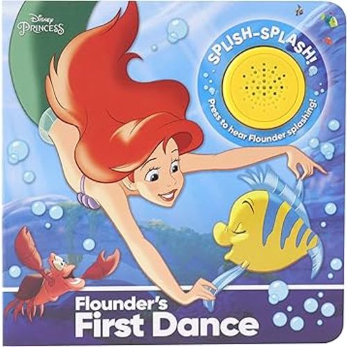 Disney Princess Little Mermaid Ariel - Flounder's First Dance! Sound Book - PI Kids (Play-A-Sound)