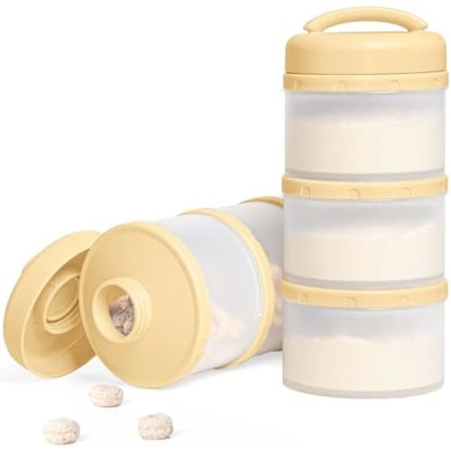 Termichy Stackable Formula Dispenser Portable: Milk Powder Container to go