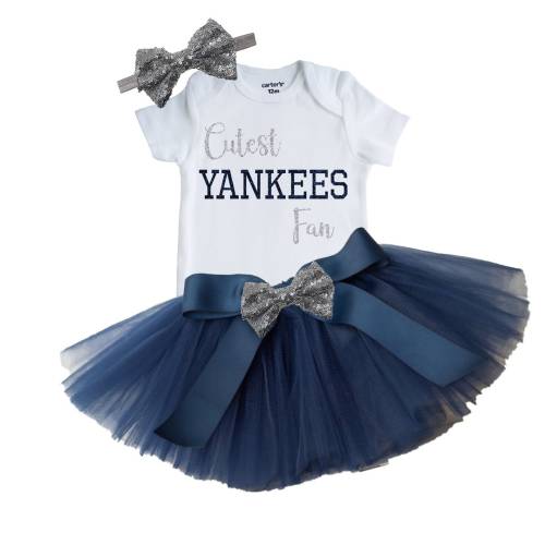 Yankees Baby Outfit, Yankees Girl&#39;s Outfit, Yankees Fan, Yankees, Yankees Baby, Yankees Girl, Yankees Newborn Outfit, Father&#39;s Day Gift