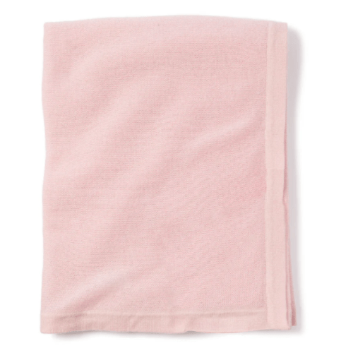 100% Cashmere Baby Blanket in Rose | Over The Moon