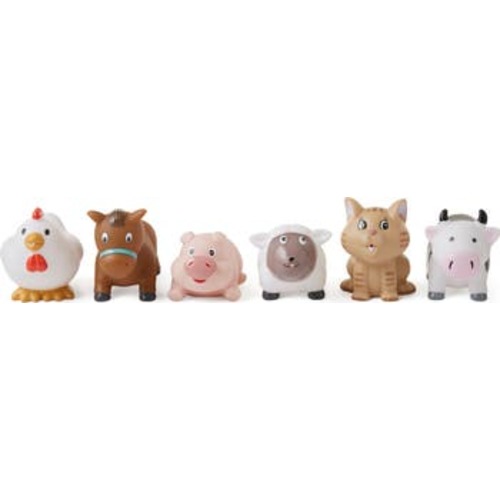 Barnyard 6-Piece Party Squirtie Toys