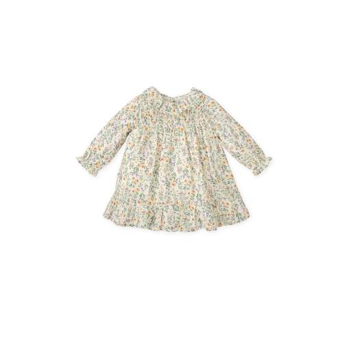 FLORAL SMOCKED DRESS
