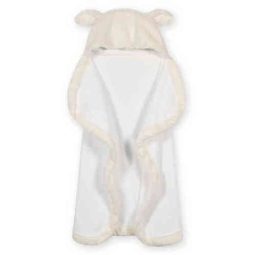 Just Born® Cuddle Plush Hooded Towel in Ivory