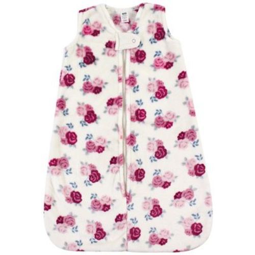 Hudson Baby Infant Girls Plush Sleeping Bag, Sack, Blanket, Pink Floral