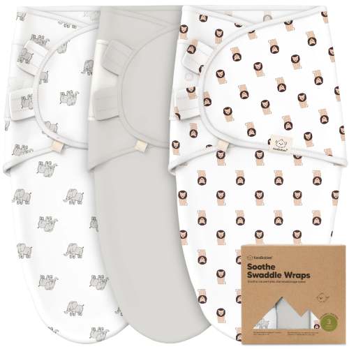 3-Pack Soothe Swaddle Wraps - The Wild 2 / OS 0-3M