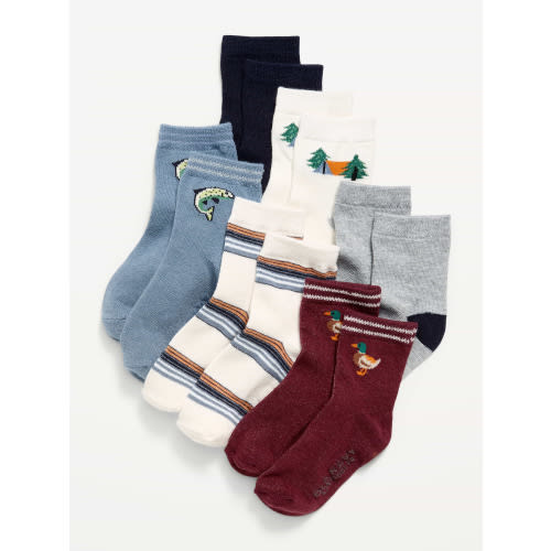 Crew Socks 6-Pack for Toddler & Baby