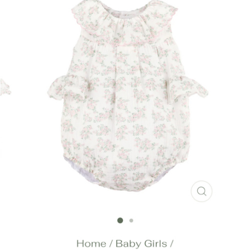 Sophie & Lucas Floral Bluffs Ruffle Bubble Pink