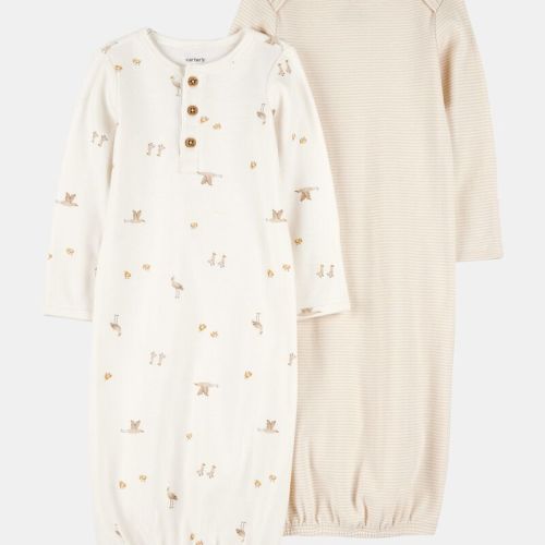 Baby 2-Pack Sleeper Gowns | Carter’s Oshkosh Canada