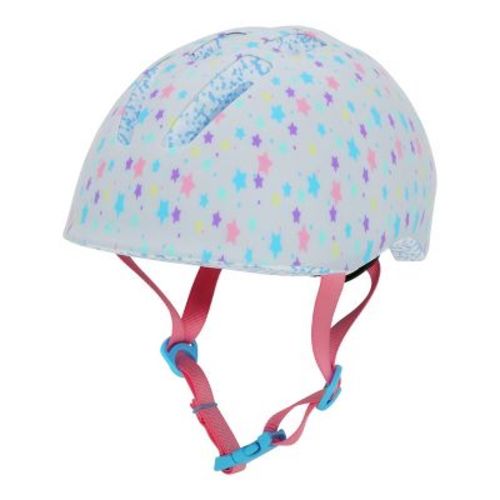 Raskullz Lil Star Bright Infant Girls' Bike Helmet - White