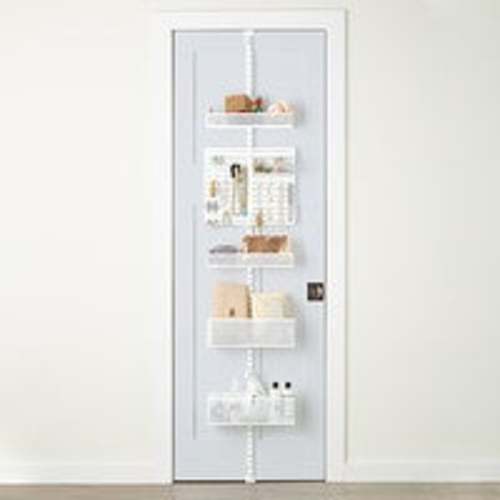 Elfa White Utility Mesh Closet Over the Door Rack