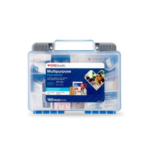 CVS Multi-Purpose 160pc Plastic First Aid Kit