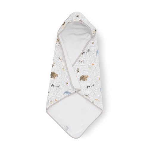 Little Unicorn® Infant Hooded Towel: Party Animals