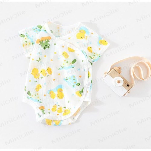 Baby Duck Frog Kimono Bodysuit
