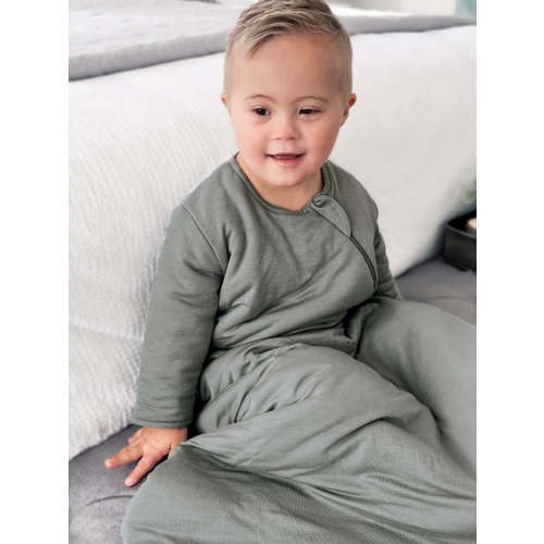 Sage Sage Green 1.0 TOG Bamboo Viscose Long Sleeve Sleep Sack | günamüna