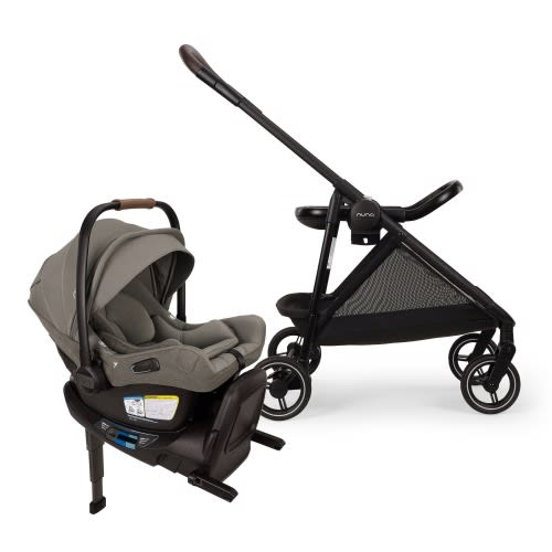 Nuna Flex System Frame + PIPA Aire RX Travel System Bundle - Granite