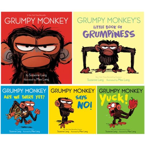 Grumpy Monkey Series 5 Books Set (Boardbook)