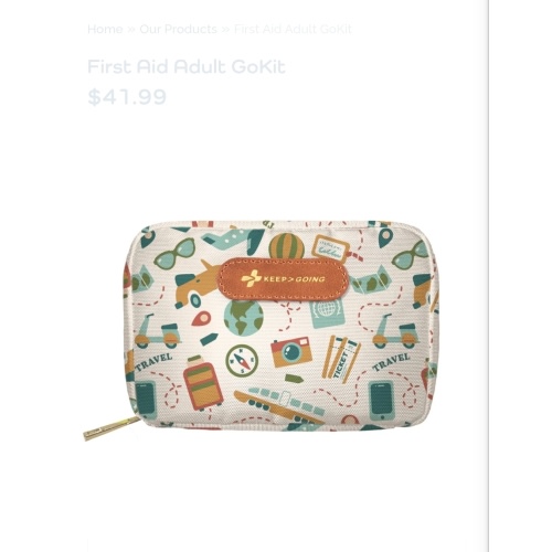 First Aid Traveler GoKit (130 pcs) - KEEP>GOING First Aid