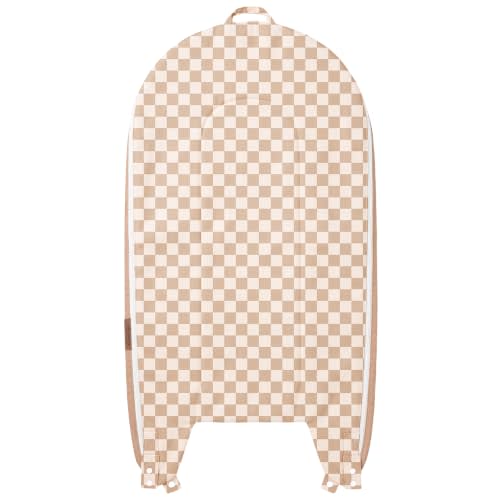 Konssy 100% Cotton Baby Lounger Cover Fits DockATot Deluxe+, Cover Only | Soft & Breathable, Easy Installation with Two-Way Zipper & Snap Buttons, Replacement Slipcover for Baby Nest (Blossom)