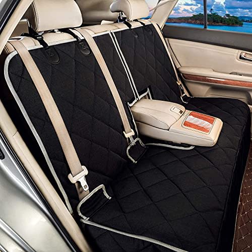 petalage Dog Car Seat Cover Waterproof Dog Seat Cover for Cars Back Seat Heavy-Duty Nonslip Pet Car Seat Cover Protector Armrest Compatible for Trucks Cars & SUVs