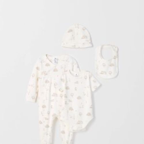 Baby Organic Cotton Waffle Starter Set - Hearts | Target Australia