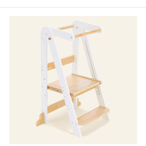 HARPPA Nordi | Foldable Toddler Tower – Compact Montessori-Inspired Standing Tower for Ages 2–6, Wooden Convertible Tower for Kitchen, Bathroom & More