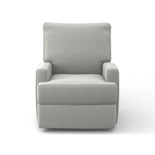 Best Chairs Inc. Kersey Power Swivel Glider Recliner, Color: Snow