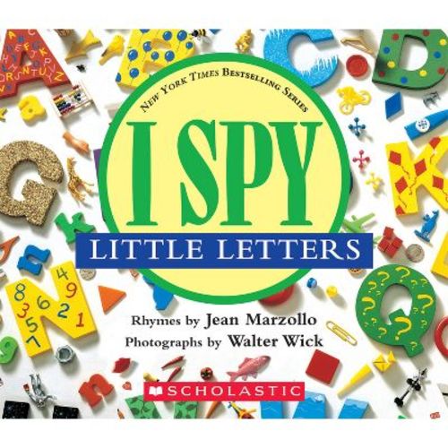I Spy Little Letters - by Jean Marzollo (Board Book)