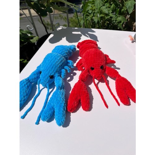 Super Soft Plushy Lobster Amigurumi, Handmade Crochet. Made by Anneestitches - Etsy