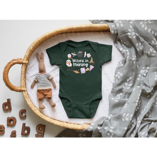 Wizard in Training Potter Baby Onesie© | Nerdy Baby Shower Gift