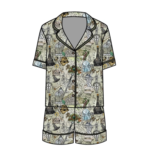 Map of Middle-earth™ Women's Relaxed Short-Sleeve PJ Set