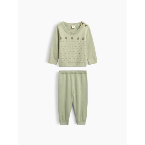 Baby Two-Piece Sweater Outfit Set