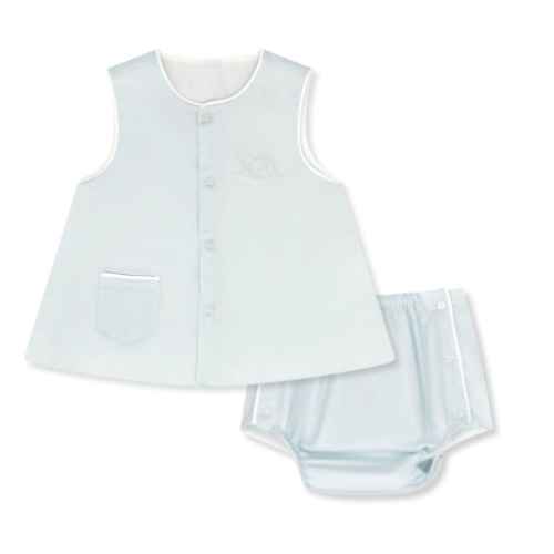 Mason Diaper Set - Blessings Blue, Rocking Horse- newborn