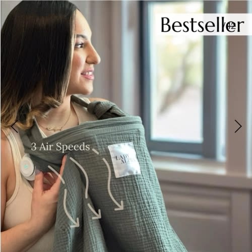 The Nursing Cool Cover with Built-in Fan