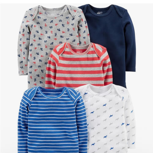 Simple Joys by Carter's Unisex Babies' Long-Sleeve Bodysuit
