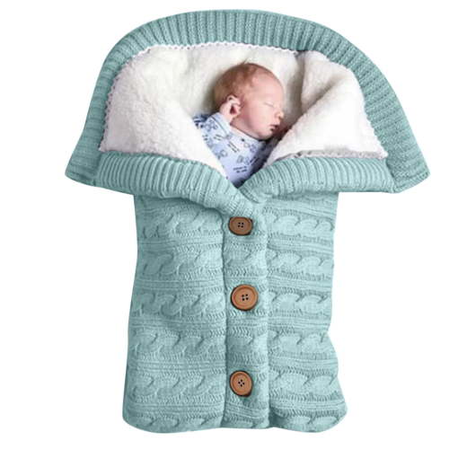 JDEFEG Baby Blankets for Boys Organic Unisex Swaddle Blankets Soft Thick Knit Baby Girls Boys Stroller Wraps Baby Accessory Boy Girl Blanket Cotton Green One Size