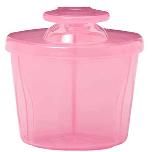Dr. Brown's Travel Formula Dispenser with Lid, BPA Free - Pink - Holds 27oz
