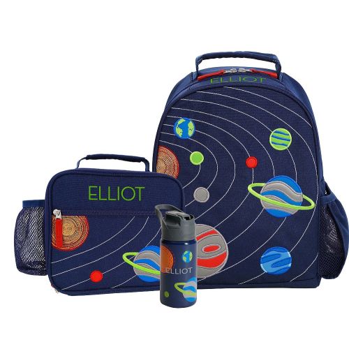 Space Appliqué Mackenzie Backpack & Lunch Bundle, Set of 3